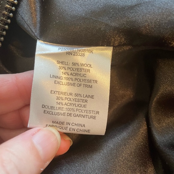 Pendleton women’s wool coat blue black plaid 3x - Picture 15 of 16